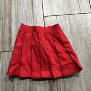 Janie And jack Red Pleated Skirt
